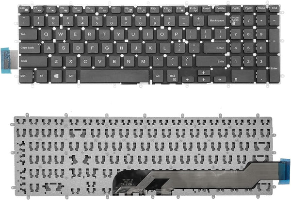 Replacement Laptop Keyboard No Backlight for Dell Inspiron 3583 5565 5567 5570 5575 7566 7567 7577 5765 5767 5770 5775 7773 7778 7779, G3 3579 3779, G5 15 5587, G7 15 7588 US