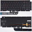 Replacement Keyboard for Dell G15 5510 5511 5515 & G15 5520 5521 5525 Series Game Laptop, Dell G15 5510 5511 5515 Replacement Keyboard with Backlit Red Frame US Layout