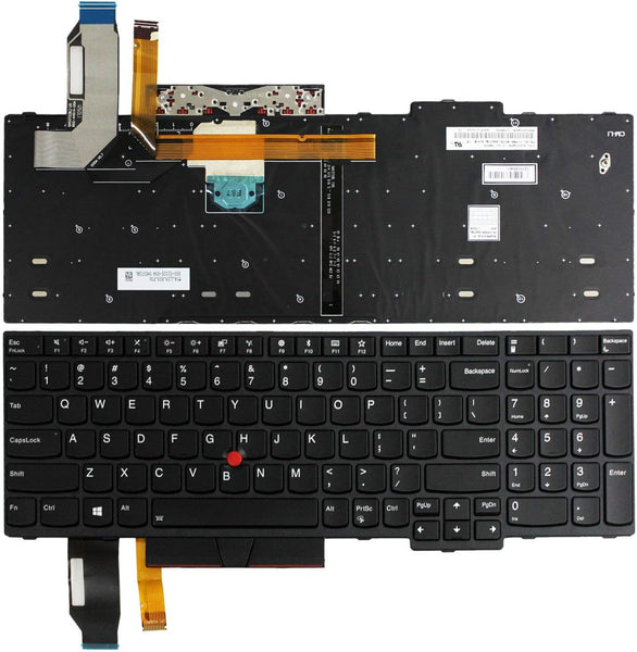 Keyboard Backlight US Replacement for Lenovo THINKPAD E580 L580 E590 E595 L590 T590 E585 P52 P53 P72 P73 P53s 01YP680 01YP760 01YP600 01YP560 01YP720 01YP640 SN5372BL SN20P34095