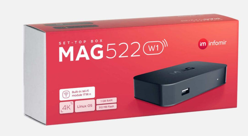 MAG 322W1 WIFI intégré Décodeur IPTV Multimédia Set Top Box TV - remplace  254w2 EUR 113,90 - PicClick FR